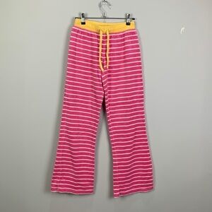 Mini Boden Striped Terry Drawstring Pants
